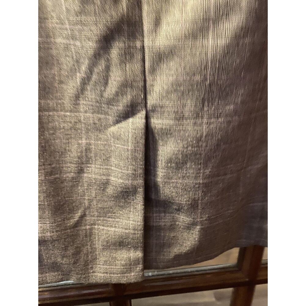 Ann Taylor Skirt Womens 14 Gray Pencil Pleated Career Grey Ladies Classic - Picture 4 of 6
